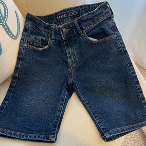 Kids Dark Blue Denim Shorts